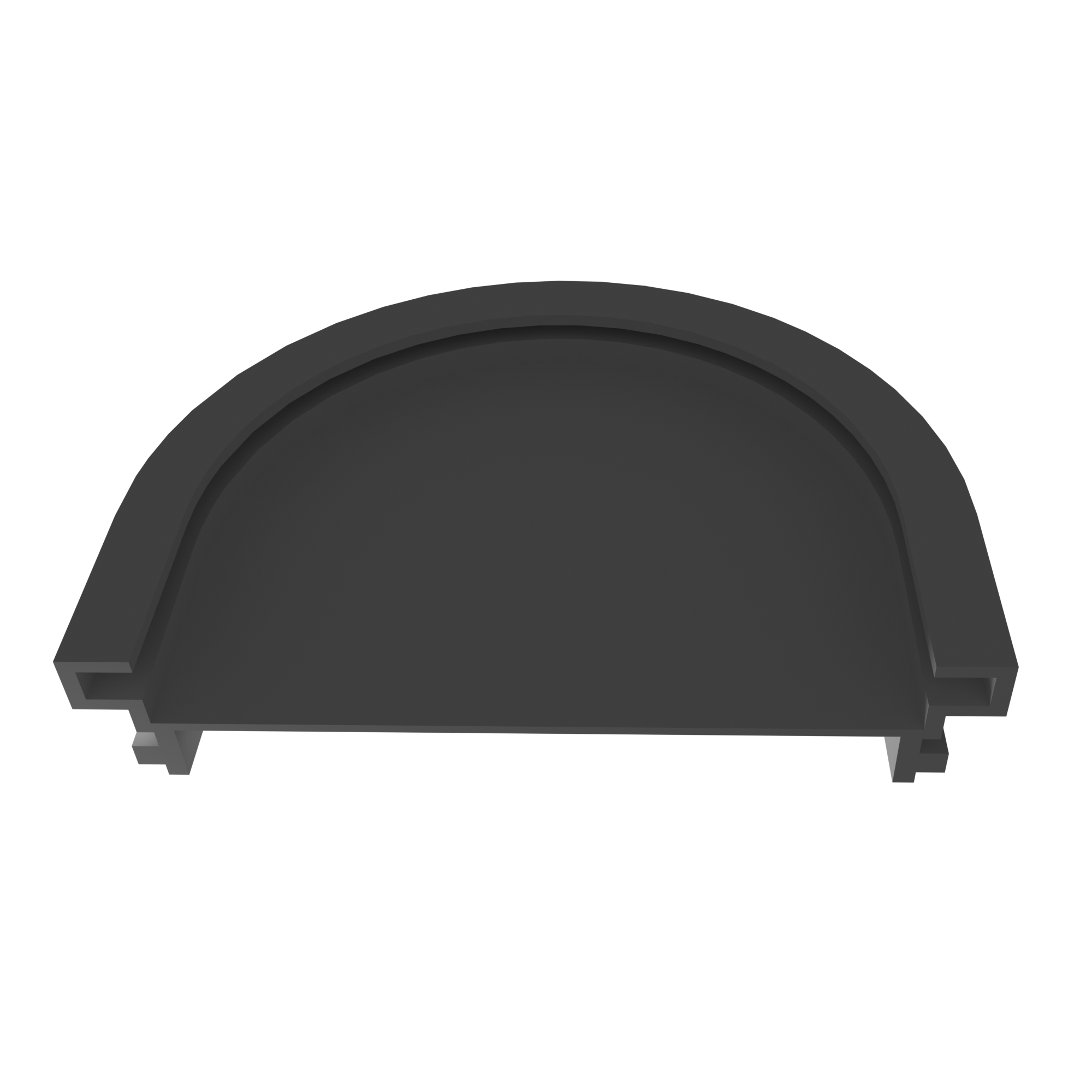 Bouchon d'extrémité / plaque d'obturation pour caniveau de drainage IBRAN-S